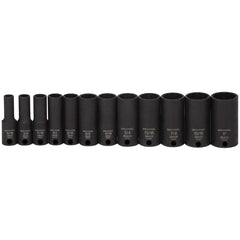 Socket Set Socket Set: 12 Pc, 3/8 to 7/8" Socket