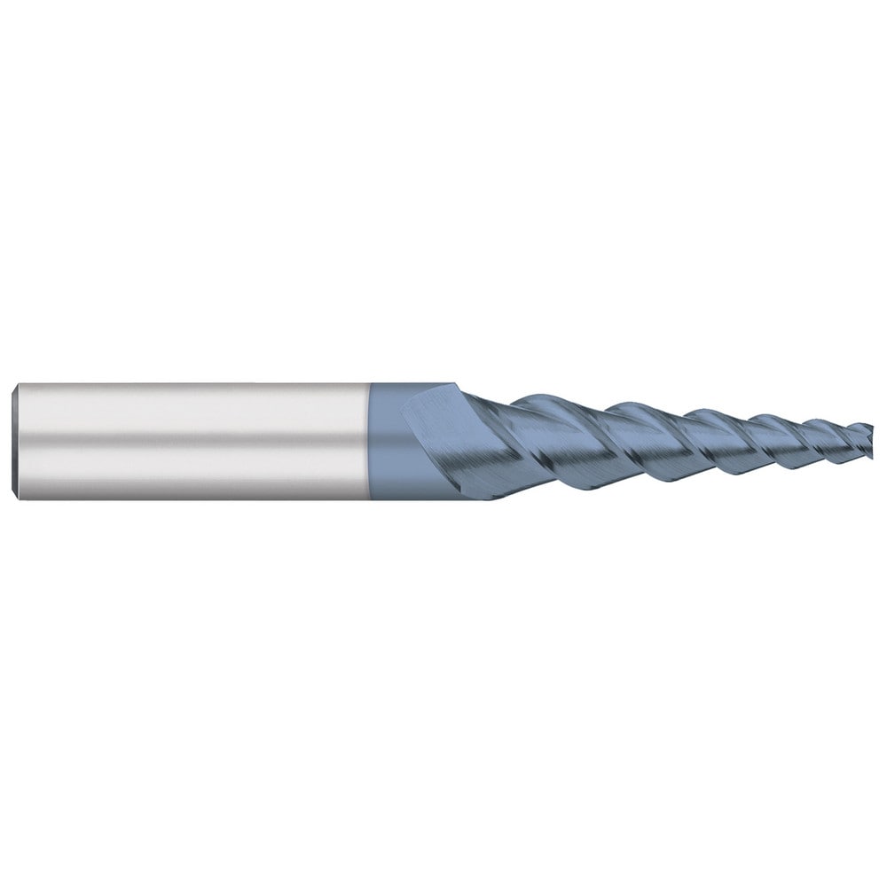 Tapered End Mills; Mill Diameter (Decimal Inch): 0.2500; Length of Cut (Inch): 2; End Mill Material: Solid Carbide