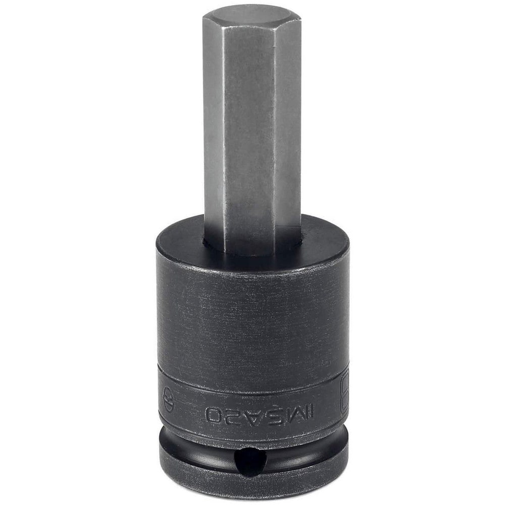 Impact Hex & Torx Bit Sockets; Drive Size: 3/8; Hex Size (Inch): 3/4; Bit Length (Decimal Inch): 3.5000