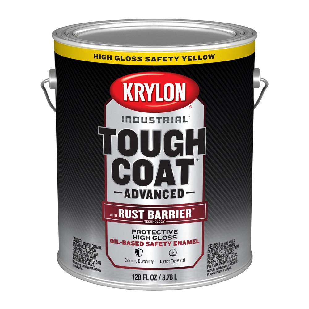 Rust Preventative  Paint: 1 gal, Safety Yellow, Gloss Finish