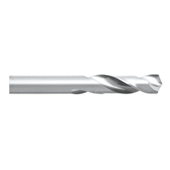 Screw Machine Length Drill Bit: 0.4063" Dia, 135 deg Point, HSS