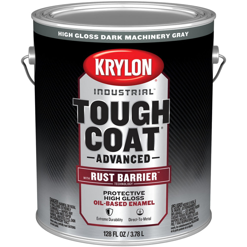 Rust Preventative  Paint: 1 gal, Dark Machinery Gray, Gloss Finish