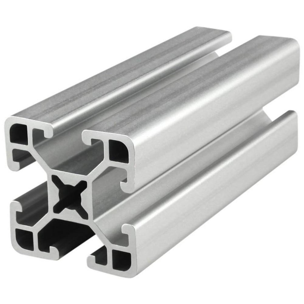 Framing; Frame Type: T-Slotted; Duty Grade: Light-Duty; Material: Aluminum Alloy; Slot Location: Quad; Overall Length (Inch): 120; Overall Height (Inch): 1-1/2