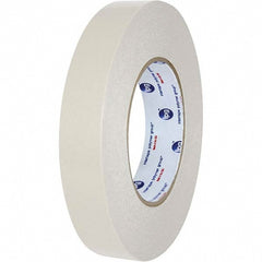 White Double-Sided UPVC Tape: 24 mm Wide, 55 m Long, 8.9 mil Thick, Acrylic Adhesive