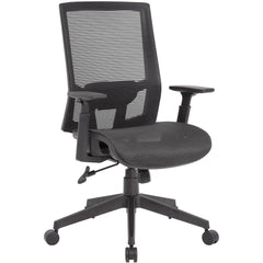 Task Chair:  Mesh,  Adjustable Height,  Black