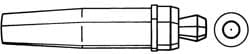 Oxygen/Acetylene Torch Tips; Tip Type: Cutting; Tip Number: 1-3-GPN; Compatible Gas: Natural Gas