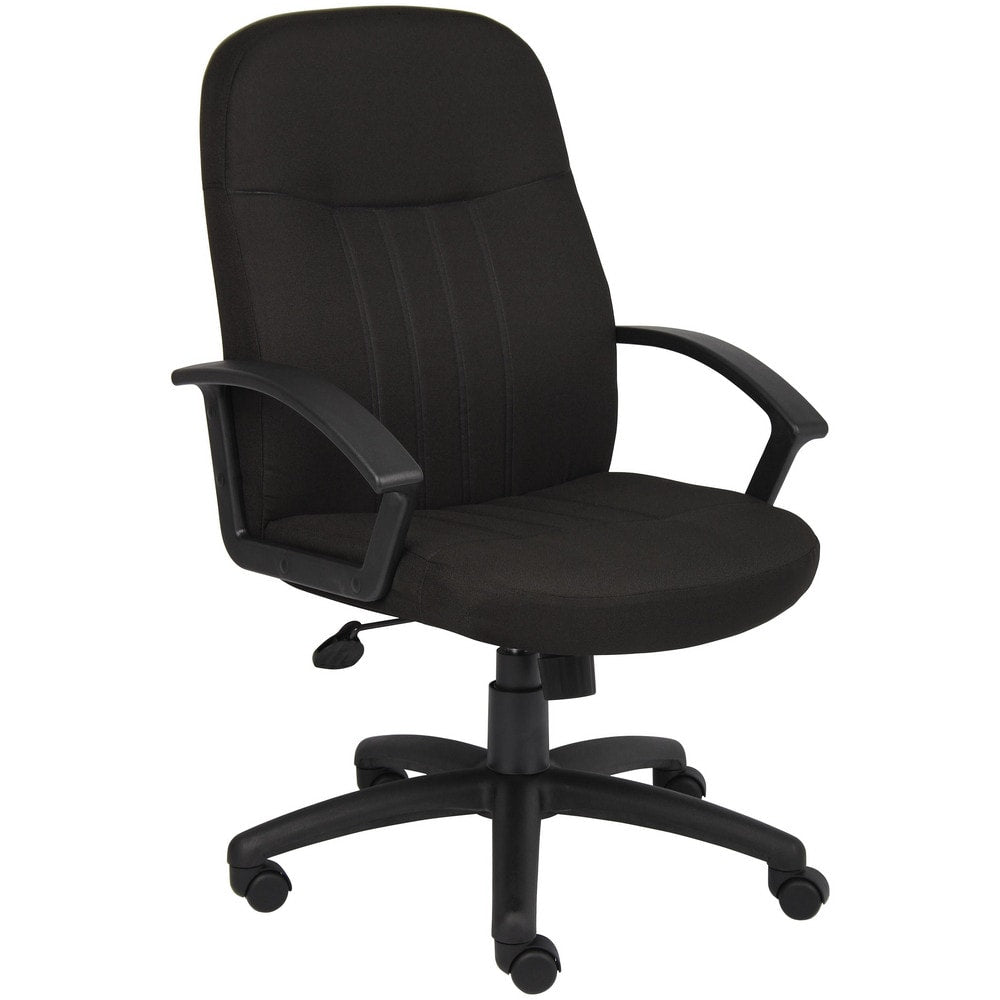 Task Chair:  Crepe,  Adjustable Height,  Black