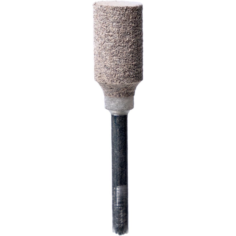 Mounted Point: 1" Head Dia, 1" Thick, 1/4" Shank Dia, W220, 36 Grit, Coarse