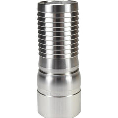 Suction & Discharge Hose Couplings; Type: King Crimp Style Combination Nipple; Coupling Type: Crimp Stem w/Beveled End; Coupling Descriptor: King Crimp Stem w/Beveled End; Material: Stainless Steel; Coupler Size (Fractional Inch): 3; Thread Size: Non-Thre