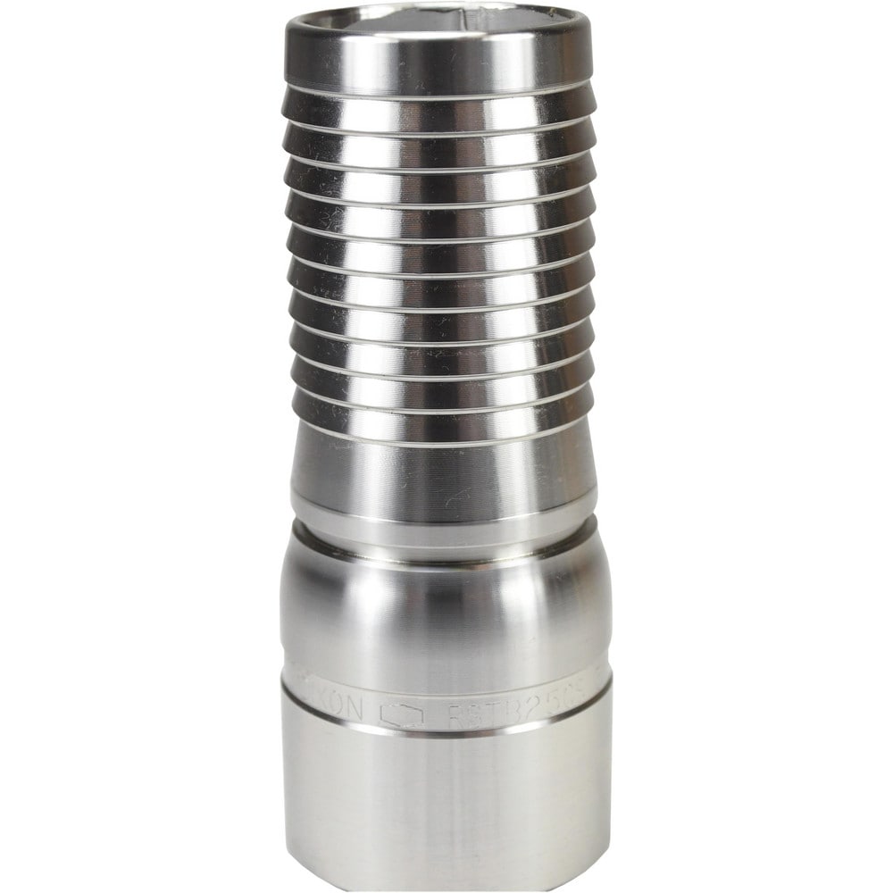 Suction & Discharge Hose Couplings; Type: King Crimp Style Combination Nipple; Coupling Type: Crimp Stem w/Beveled End; Coupling Descriptor: King Crimp Stem w/Beveled End; Material: Stainless Steel; Coupler Size (Fractional Inch): 2; Thread Size: Non-Thre