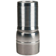 Suction & Discharge Hose Couplings; Type: King Crimp Style Combination Nipple; Coupling Type: Crimp Stem x MNPT; Coupling Descriptor: King Crimp Nipple; Material: Schedule 80 Plated Carbon Steel; Coupler Size (Fractional Inch): 1-1/2; Thread Size: 1-1/2;