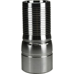 Suction & Discharge Hose Couplings; Type: King Crimp Style Combination Nipple; Coupling Type: Crimp Stem w/Beveled End; Coupling Descriptor: King Crimp Stem w/Beveled End; Material: Carbon Steel; Coupler Size (Fractional Inch): 4; Thread Size: Non-Threade