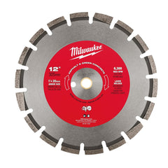 Wet & Dry-Cut Saw Blades; Blade Diameter (Inch): 12; Blade Material: Diamond, Steel; Blade Thickness (Inch): 1/8; Arbor Hole Diameter (Inch): 1