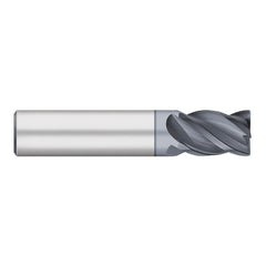 Corner Radius End Mill: 3/16" Dia, 3/8" LOC, 0.0150" Radius, 4 Flute, Solid Carbide