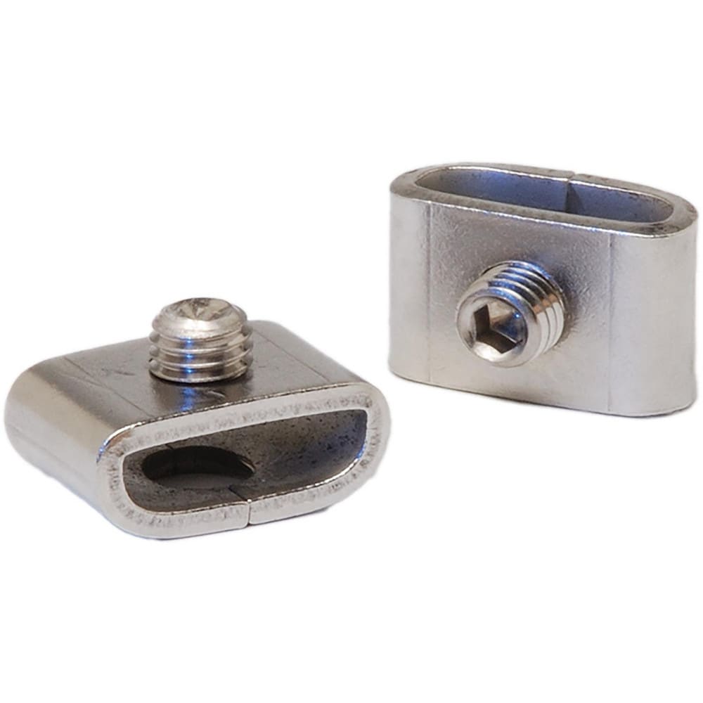 Band Clamps & Buckles; Buckle Type: Feed Through; Material: Stainless Steel; Finish: Chrome; Overall Width: 1; Overall Length: 0.56; Overall Thickness: 0.20; Material Grade: 304; For Use With: Strapbinder ST001 Spin Tight Tool