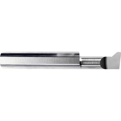 Back Boring/Chamfering Bar: 1/2" Min Bore Dia, 1-1/2" Max Bore Depth, Right Hand, 1/2" Shank Dia, Micrograin Solid Carbide