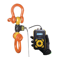 Crane Scales & Hanging Scales; Type: Shackle Type Wired Dynamometer; Capacity (Lb.): 500000.00; Capacity (kg): 226796.1850; Display Type: 6 Digit LCD; Scale Type: Dynamometer