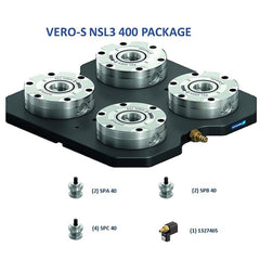 CNC Quick-Change Clamping Modules; Series: VERO-S; Actuation Type: Pneumatic; Number of Module Centers: 4; Indexing: No; Unlocking Pressure (lbf/sq in): 87.02