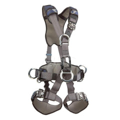 Fall Protection Harnesses: 420 Lb, Vest Style, Size X-Large, For Retrieval & Rescue, Polyester, Back Front & Side