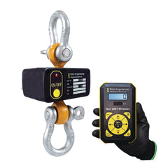 Crane Scales & Hanging Scales; Type: Shackle Type Wireless Dynamometer; Capacity (Lb.): 50000.00; Capacity (kg): 22679.6185; Display Type: 6 Digit LCD; Scale Type: Dynamometer