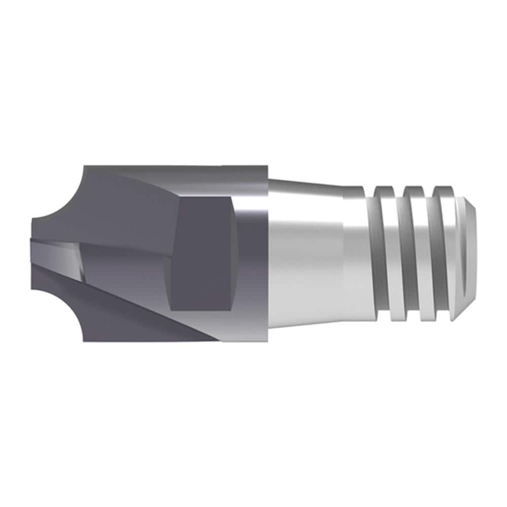 Corner Rounding End Mill Heads; Connection Type: SAM; Radius (mm): 0.50; Mill Diameter (Decimal Inch): 0.3150; Mill Diameter (mm): 8.00; Tip Diameter (mm): 6.630; Overall Length (mm): 20.4000; Cutting Direction: Right Hand; Flute Direction: Right Hand