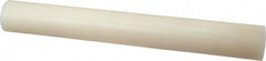 Plastic Rod: Nylon 6 & 12, 1' Long, 1-1/2" Dia, Natural