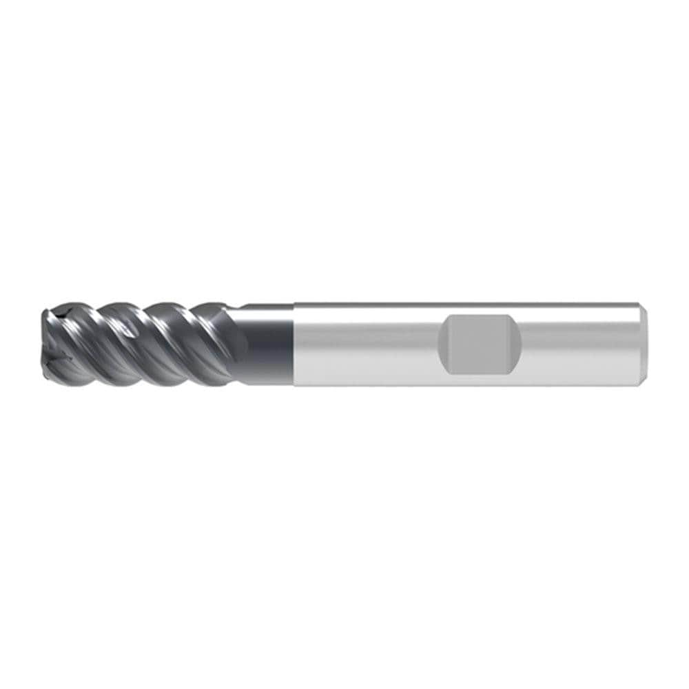 Barrel Cutter End Mills; End Type: Toroidal; Material: Solid Carbide; Small End Diameter (mm): 16.00; Shank Diameter (mm): 16.0000; Length of Cut (mm): 32.0000; Helix Angle: 45.00