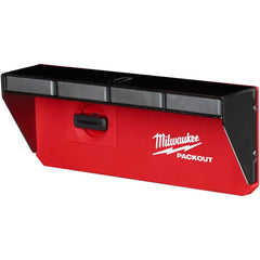 Tool Box Case & Cabinet Accessories; Accessory Type: Magnetic Rack; Material: Plastic; Overall Thickness: 9.5 in; Material Family: Plastic; Overall Depth: 4 in; Overall Width: 10; Overall Height: 3.5 in; For Use With: All PACKOUT&trade; Components