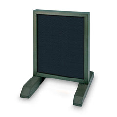 Enclosed Letter Board: 28" Wide, 22" High, Recycled Plastics, Woodland Green