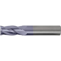 Square End Mill: 5/8" Dia, 2-1/4" LOC, 4 Flute, Solid Carbide