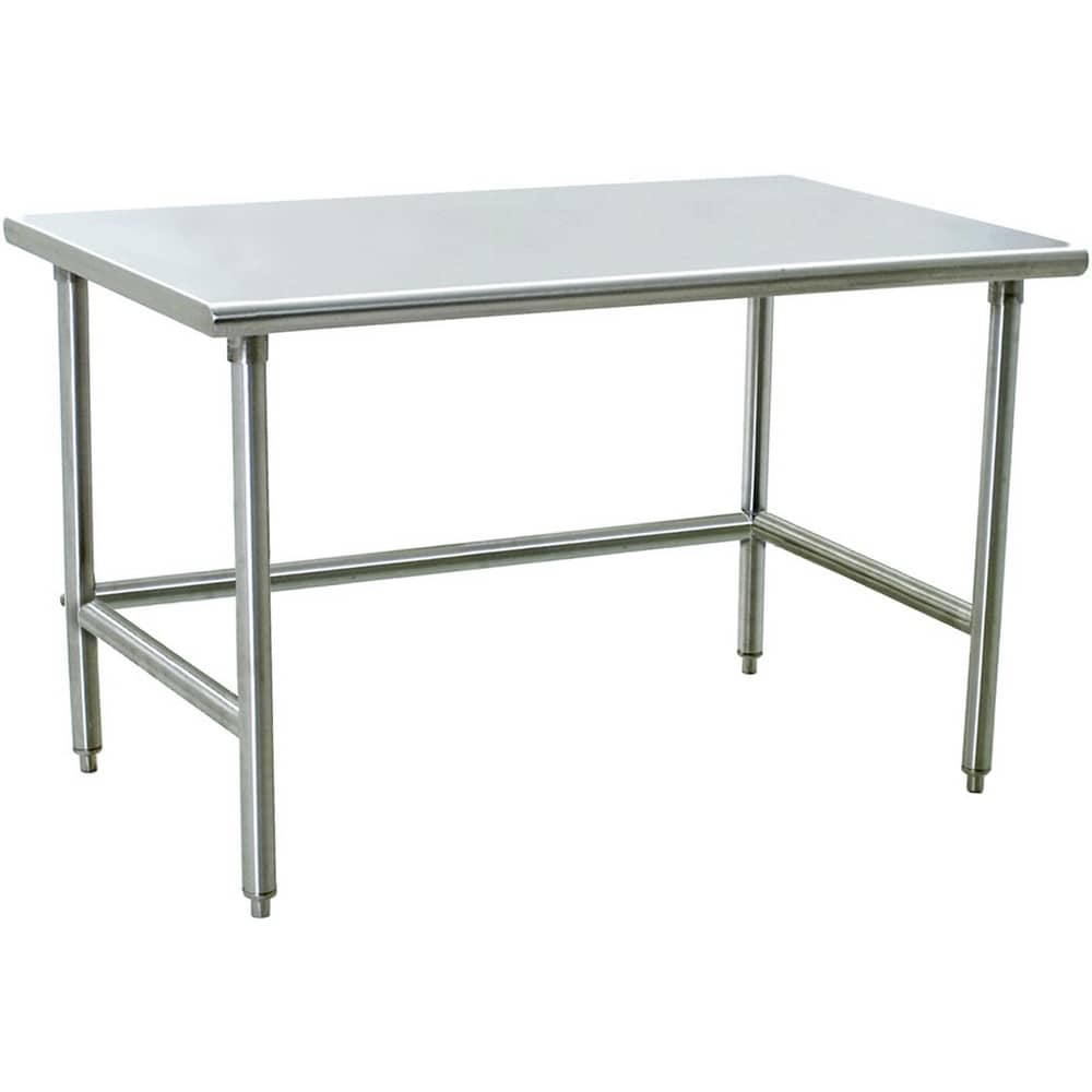 Clean Room Table: 60" Wide, Silver