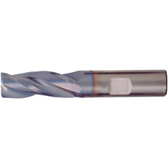 Corner Radius End Mill: 3/4" Dia, 1-5/8" LOC, 0.76 mm Radius, 3 Flute, Solid Carbide