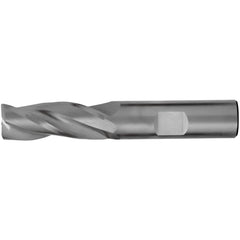 Corner Radius End Mill: 7/32" Dia, 3/8" LOC, 0.51 mm Radius, 3 Flute, Solid Carbide