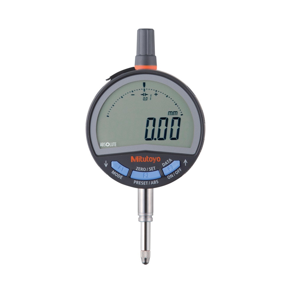 LCD Electronic Drop Indicator: 0" Max, Flat Back