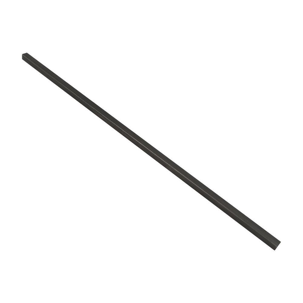 Key Stock; Key Stock Type: Oversized; Material: Carbon Steel; Width (Inch): 1/4; Height (Inch): 1/4; Finish: Plain; Length (Inch): 12