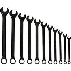 Combination Wrench Set: 11 Pc, Inch