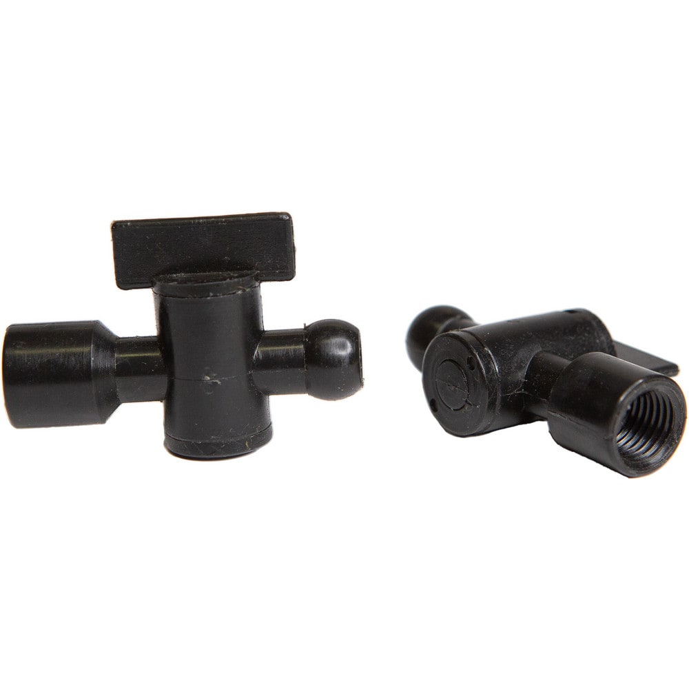 Coolant Hose Valves; Hose Inside Diameter (Inch): 1/4; System Size: 0.25 in; Connection Type: Male Snap-Loc x Female; Body Material: POM; Thread Size: 1/4 in; Number Of Pieces: 2