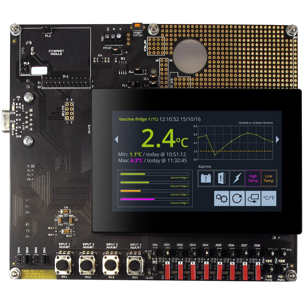 Panel Meter Accessories; Panel Meter Accessory Type: Dev Kit; For Use With: 4.3" PanelPilotACE compatible display SGD 43-A; Overall Depth: 64 mm