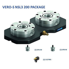 CNC Quick-Change Clamping Modules; Series: VERO-S; Actuation Type: Pneumatic; Number of Module Centers: 2; Indexing: No; Unlocking Pressure (lbf/sq in): 87.02