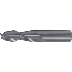 Square End Mill: 3/4" Dia, 3-1/4" LOC, 2 Flute, Solid Carbide