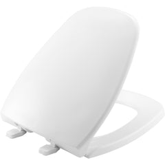 Toilet Seats; Type: Closed, Standard; Style: Round; Material: Plastic; Color: White; Outside Width: 14.500 in; Inside Width: 8.3130 in; Hinge Design: Top-Tite; Length (Inch): 16.81 in