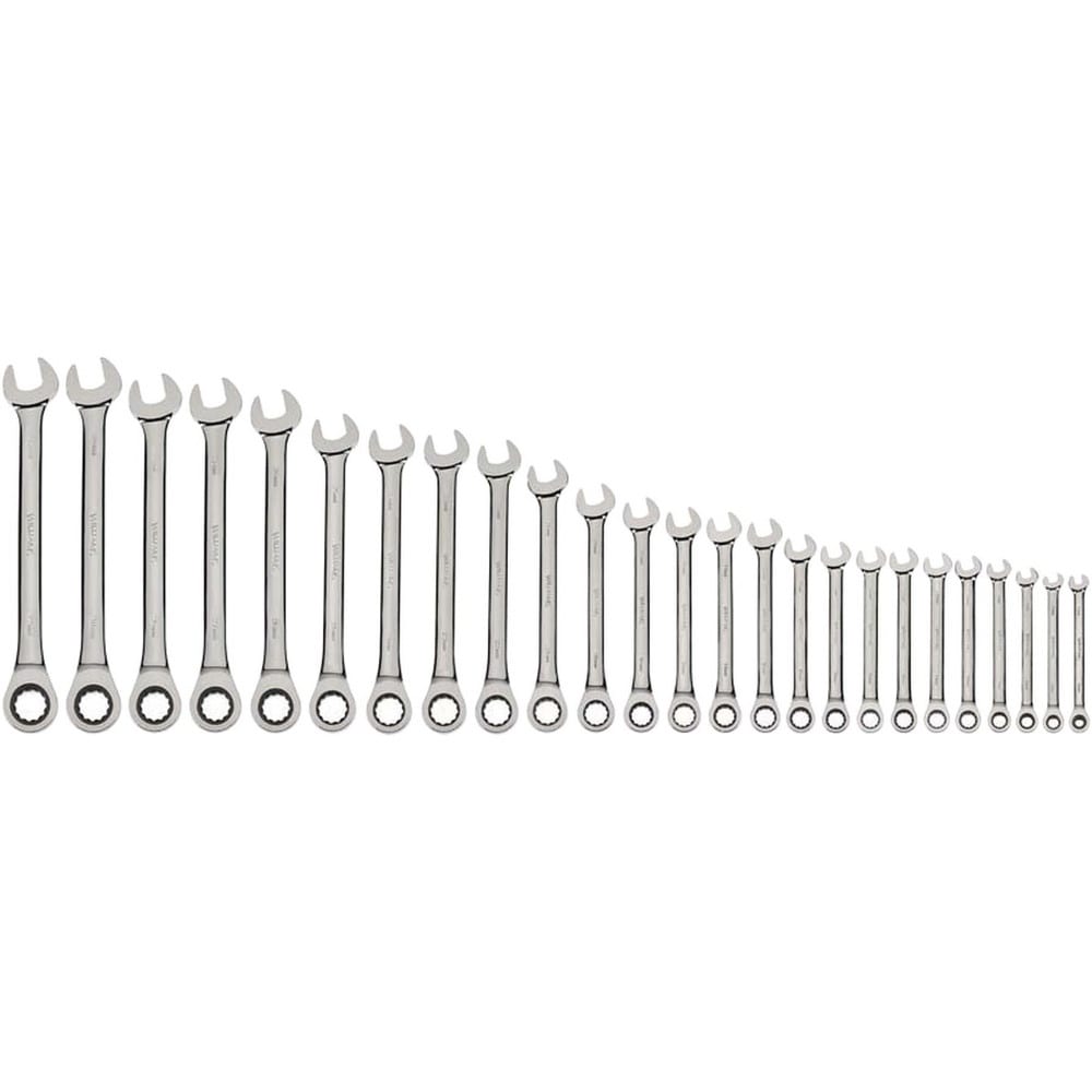 Combination Wrench Set: 25 Pc, Metric