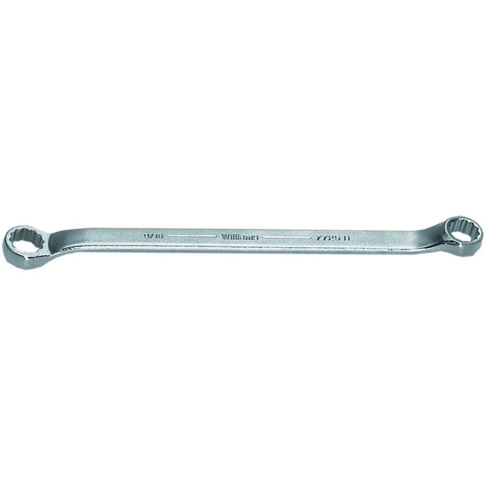 Offset Box End Wrench: 1-1/4 x 1-5/16", 12 Point, Double End