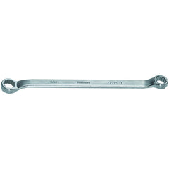 Offset Box End Wrench: 3/8 x 7/16", 12 Point, Double End