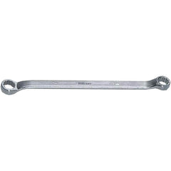 Offset Box End Wrench: 24 x 27 mm, 12 Point, Double End