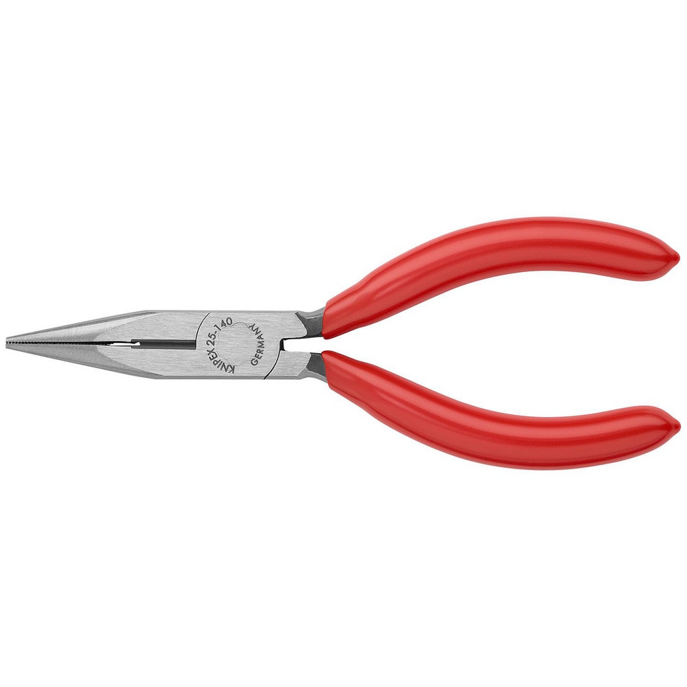 Long Nose Pliers; Pliers Type: Long Nose Pliers, Cutting; Jaw Texture: Serrated; Jaw Length (Inch): 1-21/32; Jaw Width (Inch): 19/32