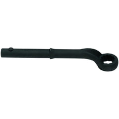 Offset Tubular Box End Wrench: 1-1/8", 12 Point, Single End