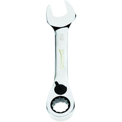 Combination Wrench: 9/16" Head Size, 15 deg Offset