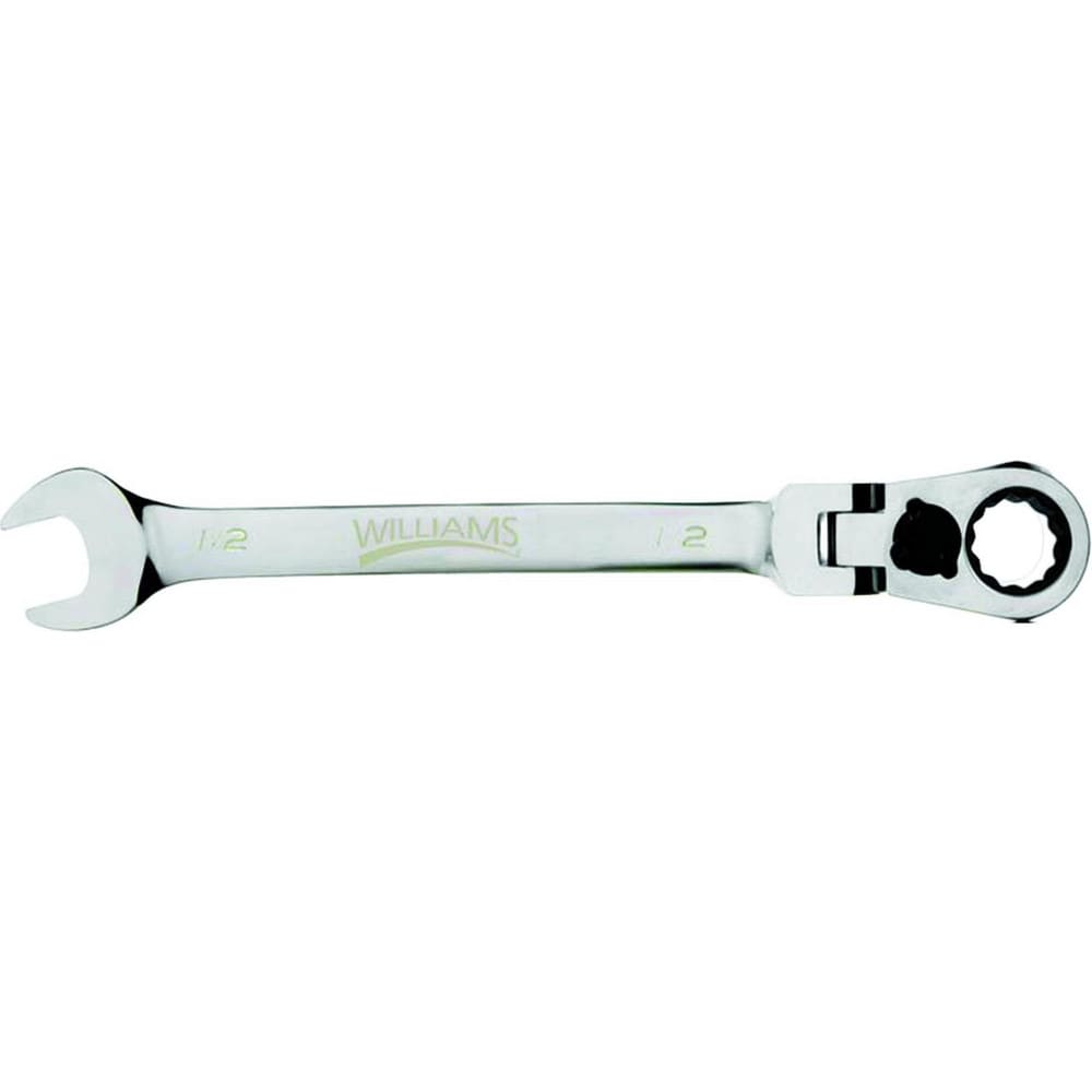 Combination Wrench: 1/2" Head Size, 15 deg Offset