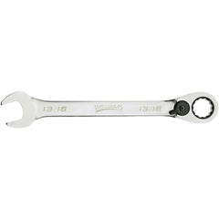 Combination Wrench: 13/16" Head Size, 15 deg Offset